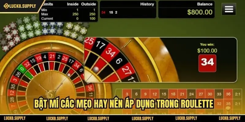 Bật mí các mẹo hay nên áp dụng trong roulette