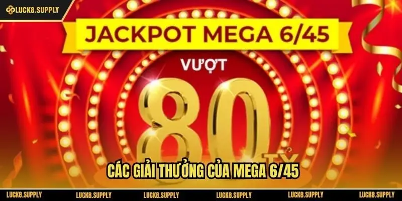 Các giải thưởng của Mega 6/45