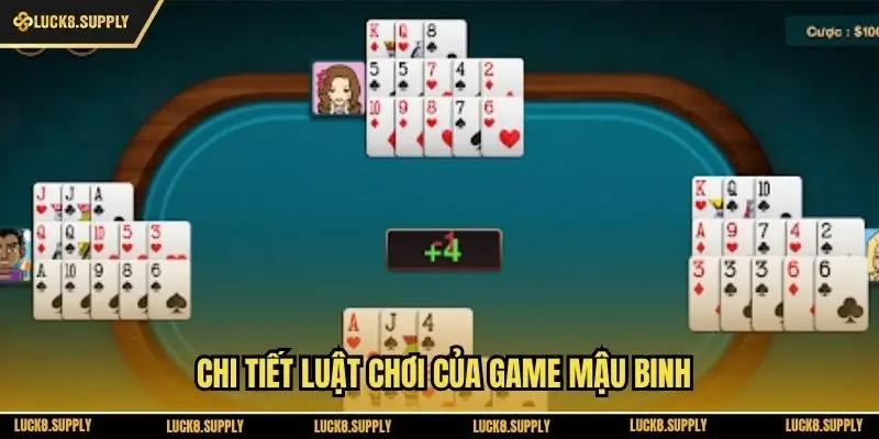 Chi tiết luật chơi của game mậu binh